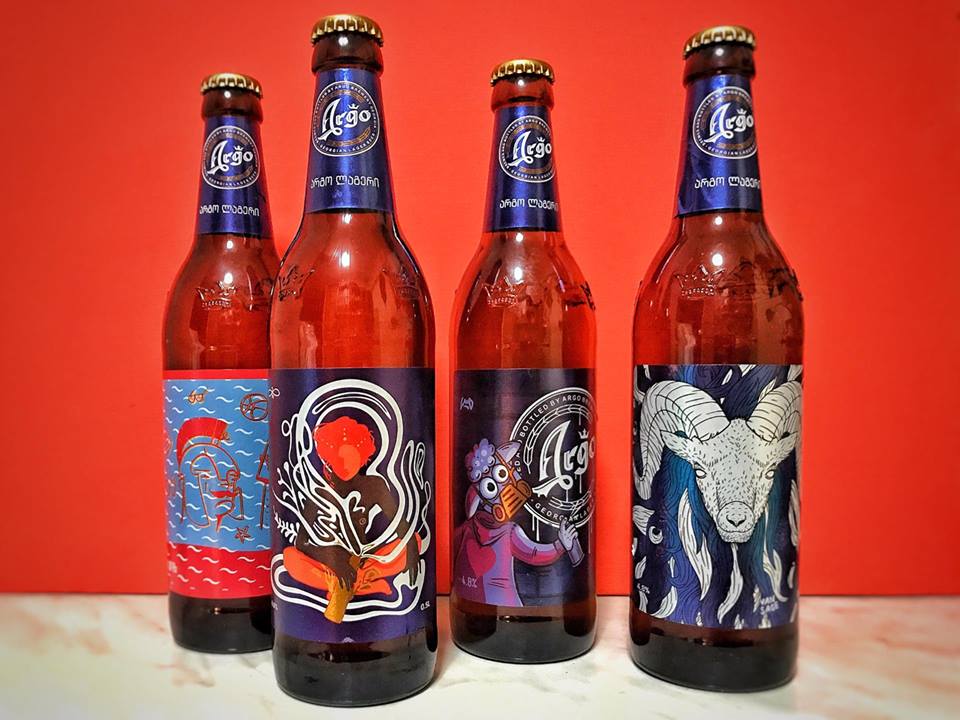 Stylish beer bottles with creative artworks by Georgian artists geotv.ge